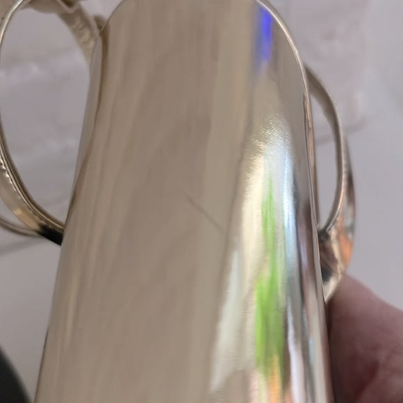 Prada Platform Plateau Ankle Strap Heel Sandals in Metallic Gold 37.5, US 7.5 - Picture 11 of 14